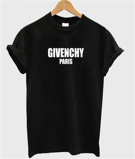 givenchy paris t shirt font|Givenchy graphic crewneck t shirt.